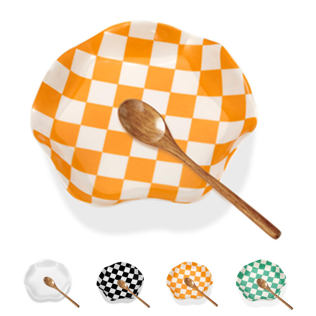 Ceramic Spoon Rest for Stove Top, 5.3 Inch Kitchen Counter Holder, Coffee and Cooking Utensil Rest, Heat-Resistant