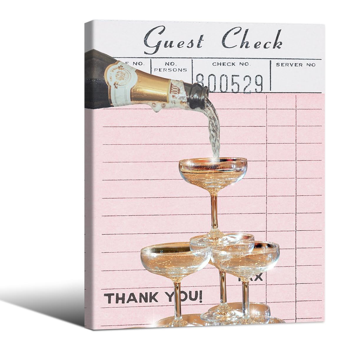 Cocktail Poster Alcohol Drink Wall Art Preppy Bar Cart Canvas Prints for Funky Bar Kitchen Wall Decor