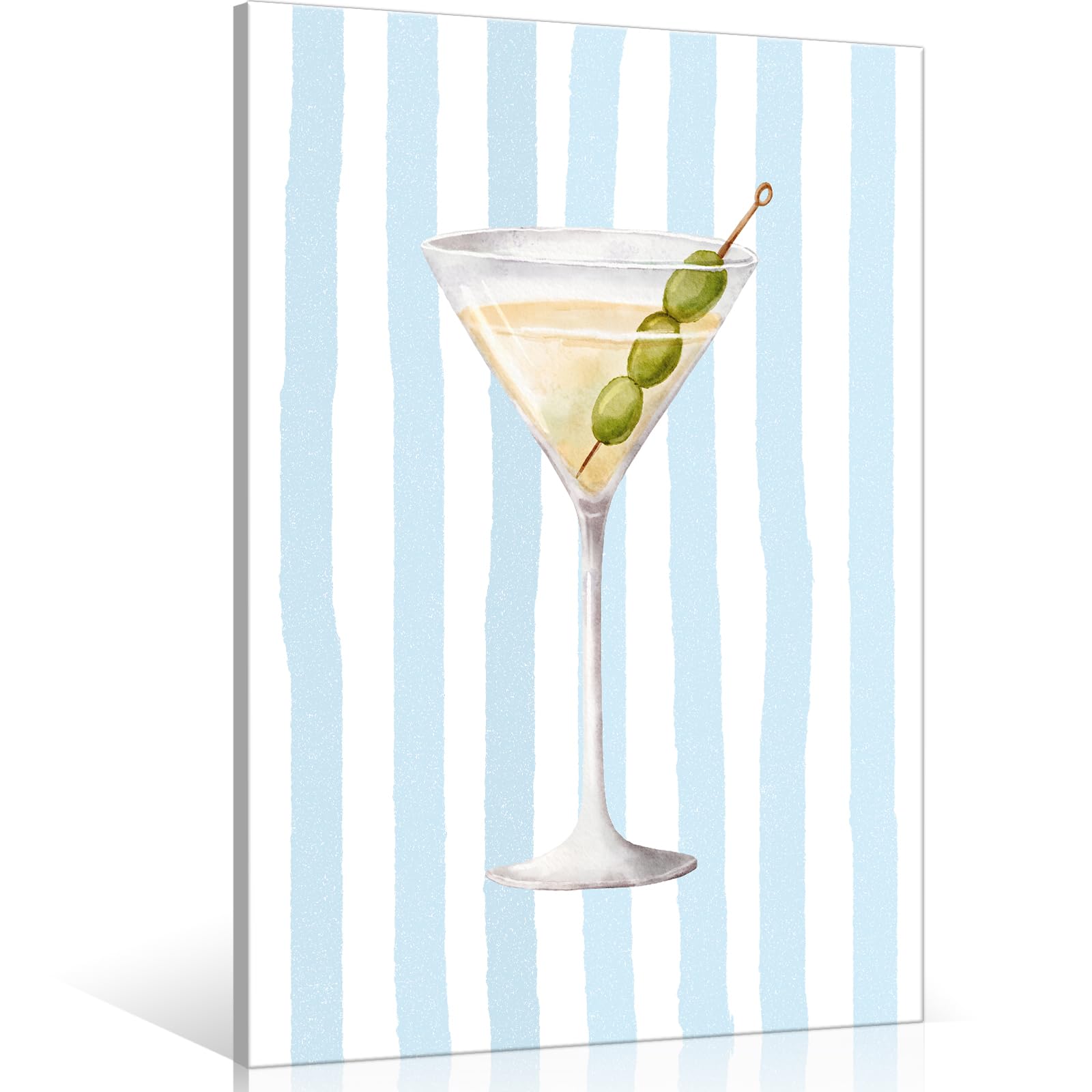 Vintage Watercolor Cocktail Posters Funky Minimalist Aesthetic Prints