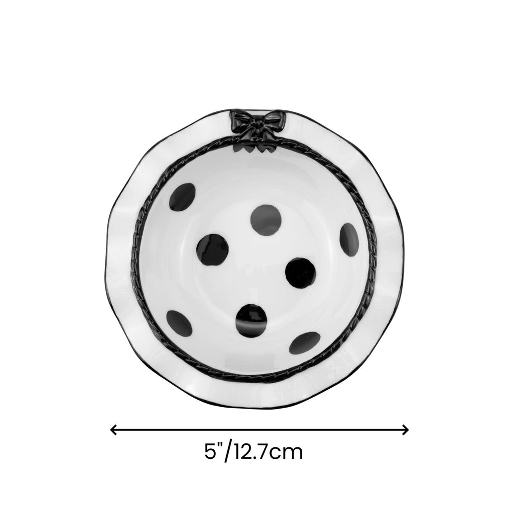 Cute Ceramic Bowls Porcelain Dessert Bowl Suitable (5 Inch)