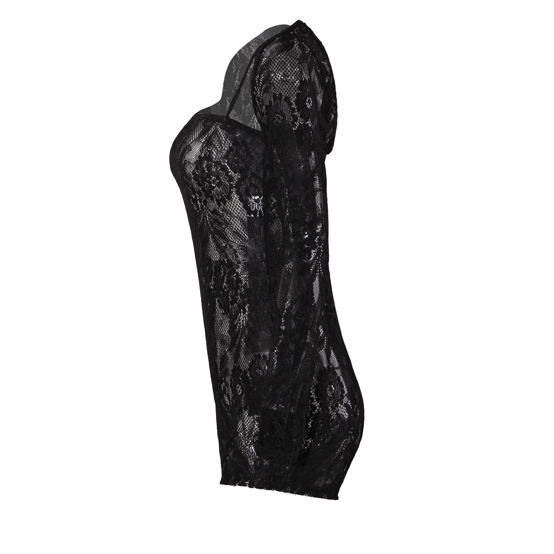 Women Floral Lace See Through 2 Piece Outfits Long Sleeve Cropped Cardigan and Shorts Jumpsuits Outfits