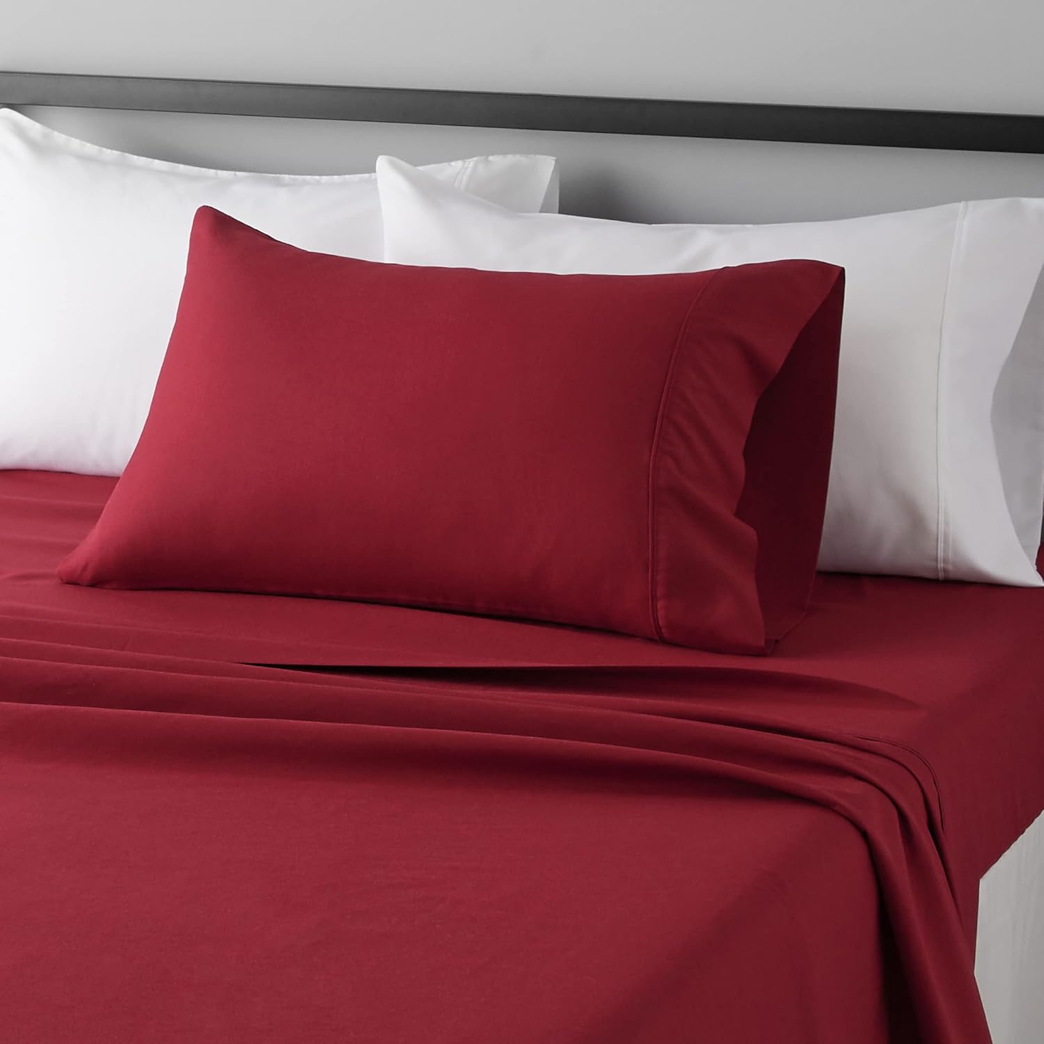 Lightweight Super Soft Easy Care Wrinkle Free Microfiber 3 Piece Bed Sheet Set with 14-Inch Deep Pockets Bedding