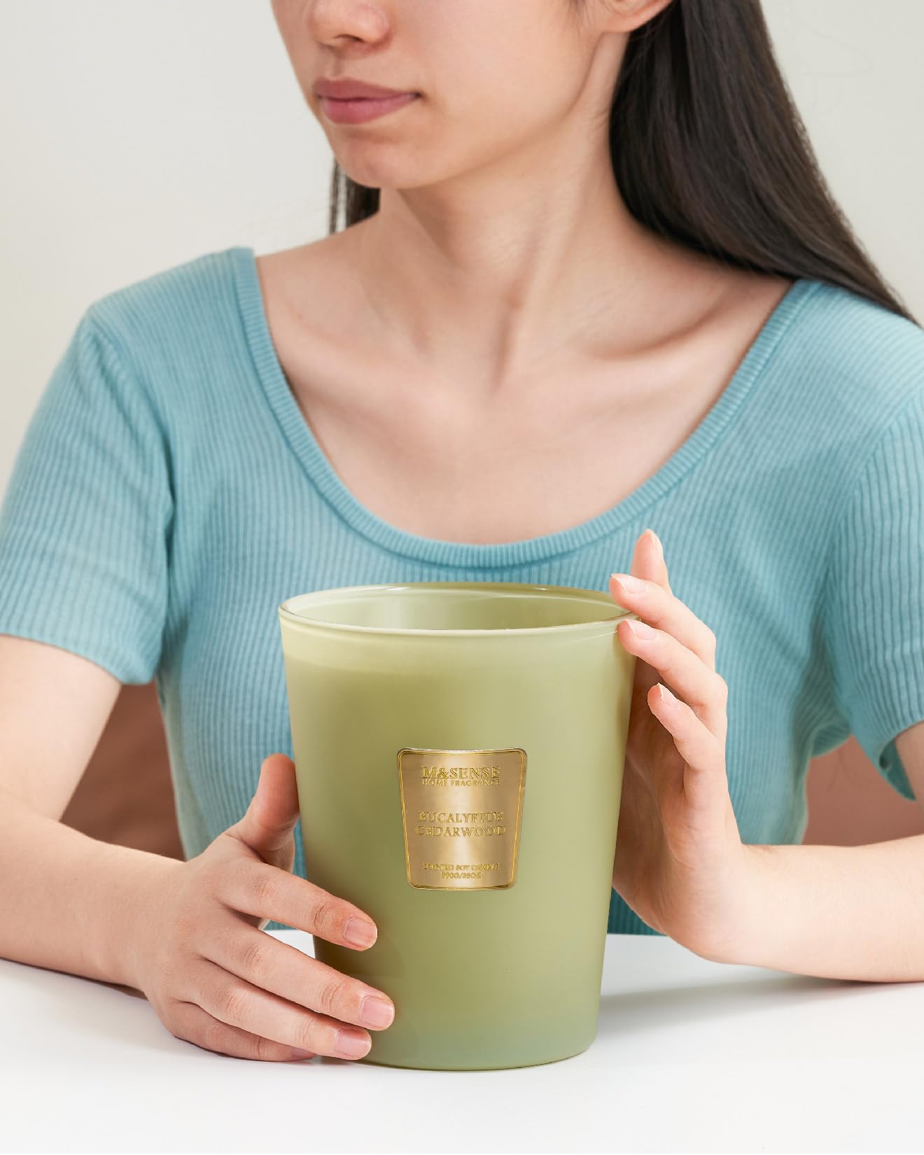 Large Soy Scented Candles, Non Toxic Natural Spring Candles 35oz 150 Hours Long Lasting Slow Burning