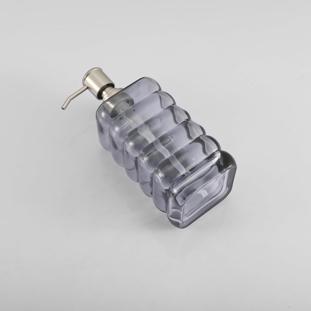 Glass Soap Pump Dispenser, Refillable Soap Dispenser
