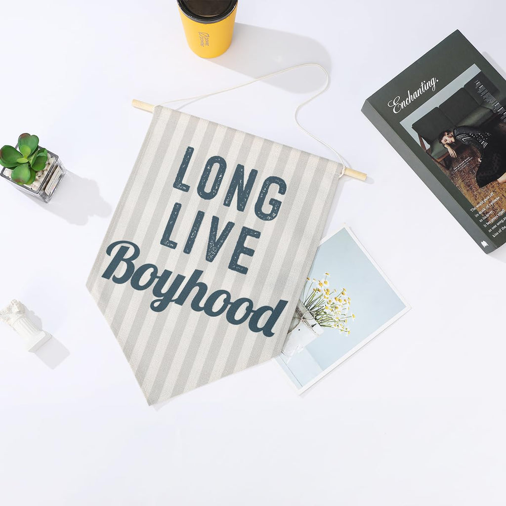 Preppy Positive Affirmations Wall Hanging Pennant Flag â€?Aesthetic Decor for Classroom, Bedroom, or Home