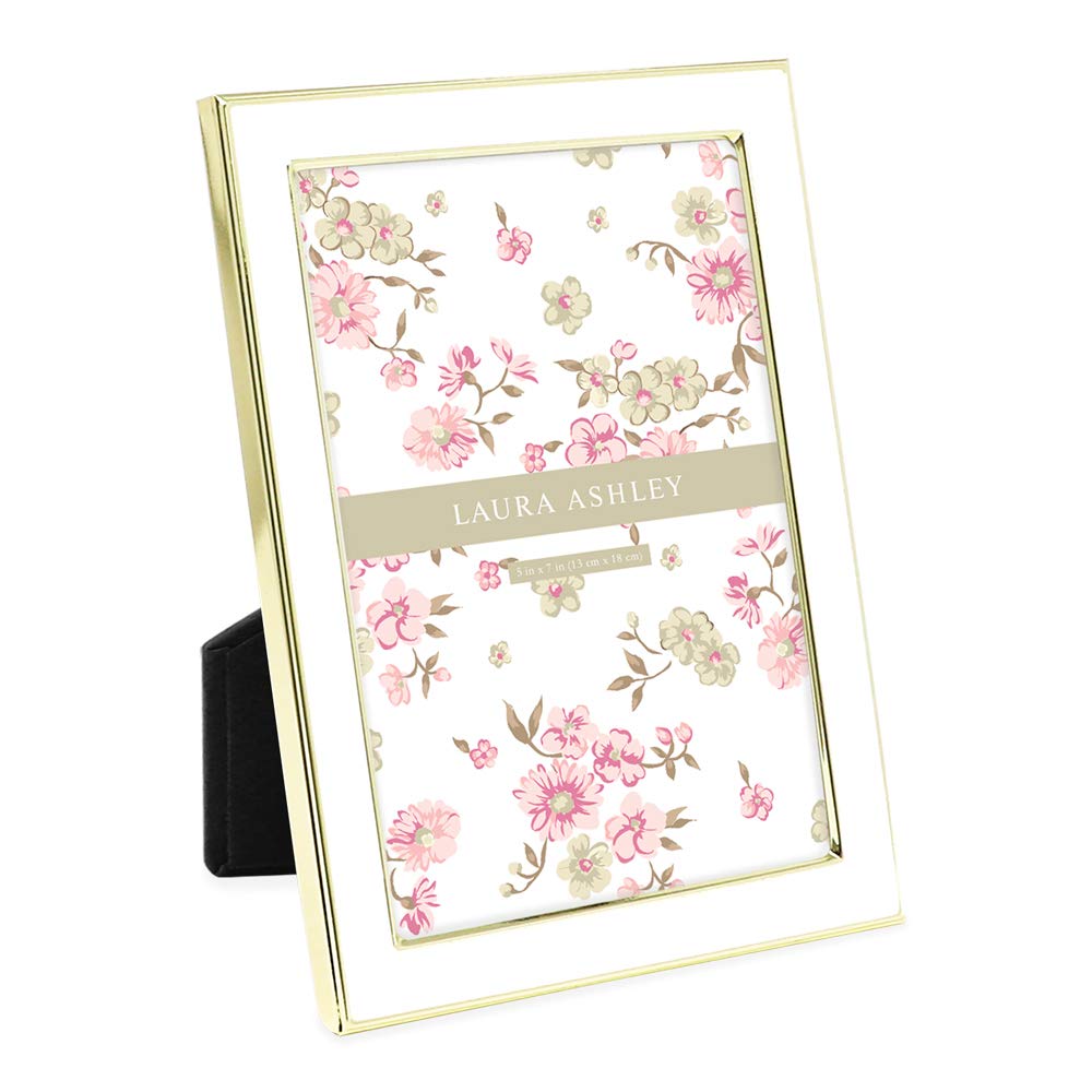 Enamel Picture Frame - Metal Edge with Easel, for Countertop, Counterspace, Tabletop Display, Bookshelf, Desk, Wall Décor, Photo Gallery