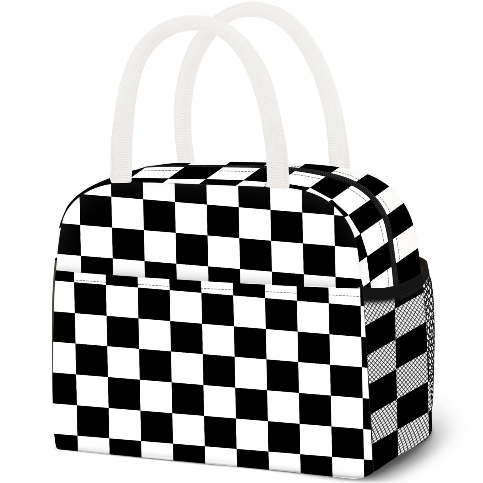 Reusable Insulated Lunch Tote Bag,Leakproof Food Handbags Case High Capacity