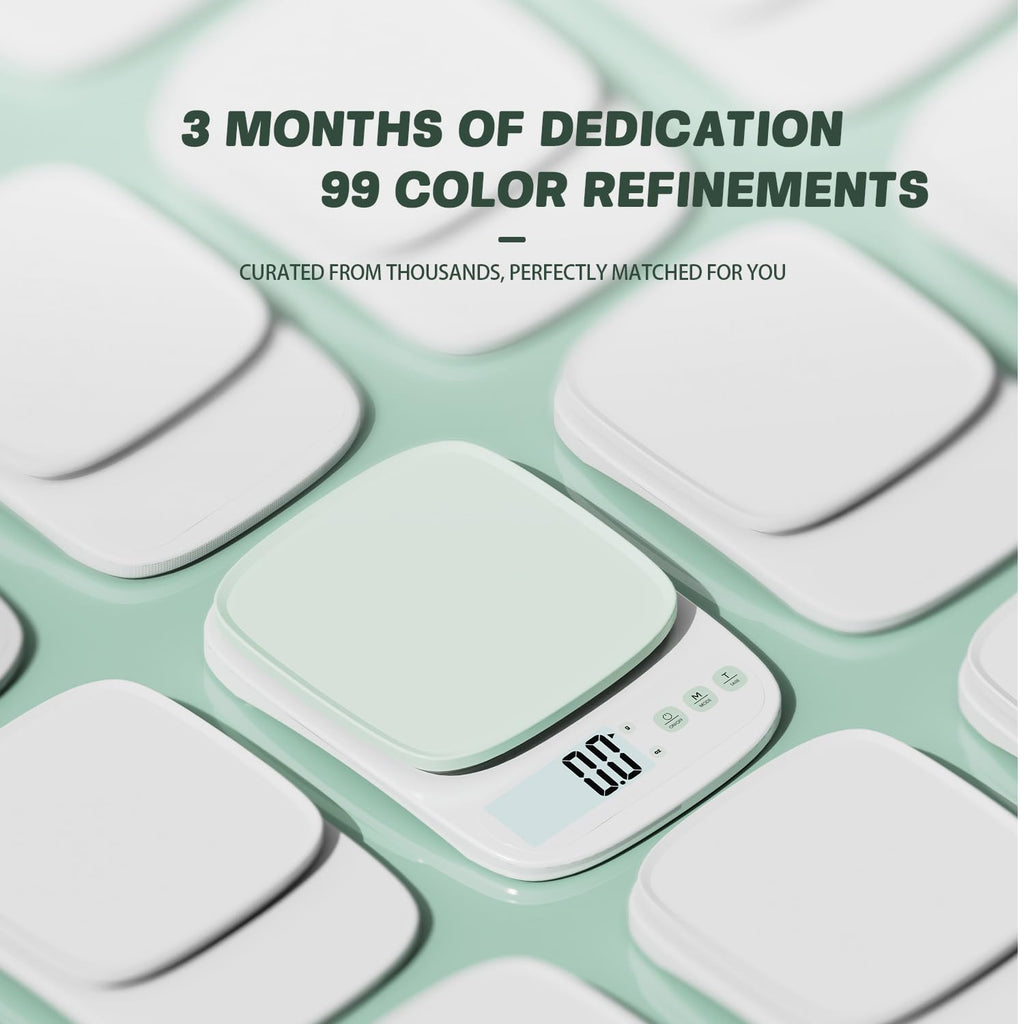 Digital Kitchen Scale â€?Large LCD, Tare Function, 11lb Capacity, Precise 0.03oz Graduation for Baking & Cooking, Measures in ML & Oz