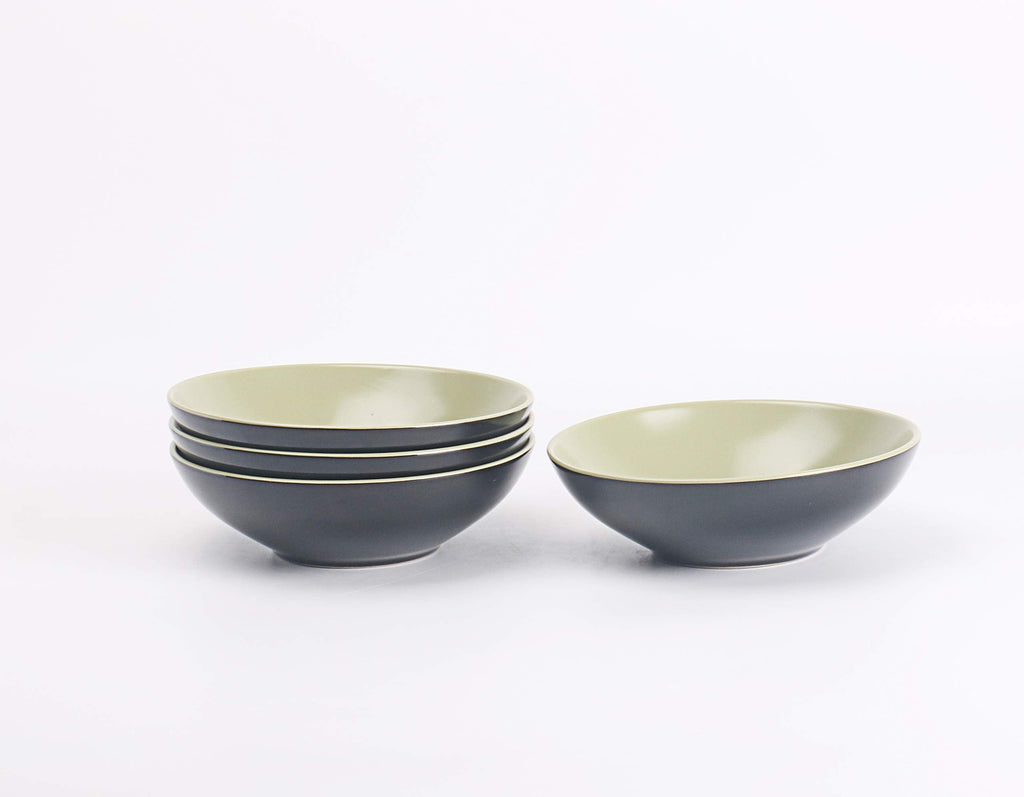 Stoneware Two-Tone Colors Life 12pc Dinner Set
