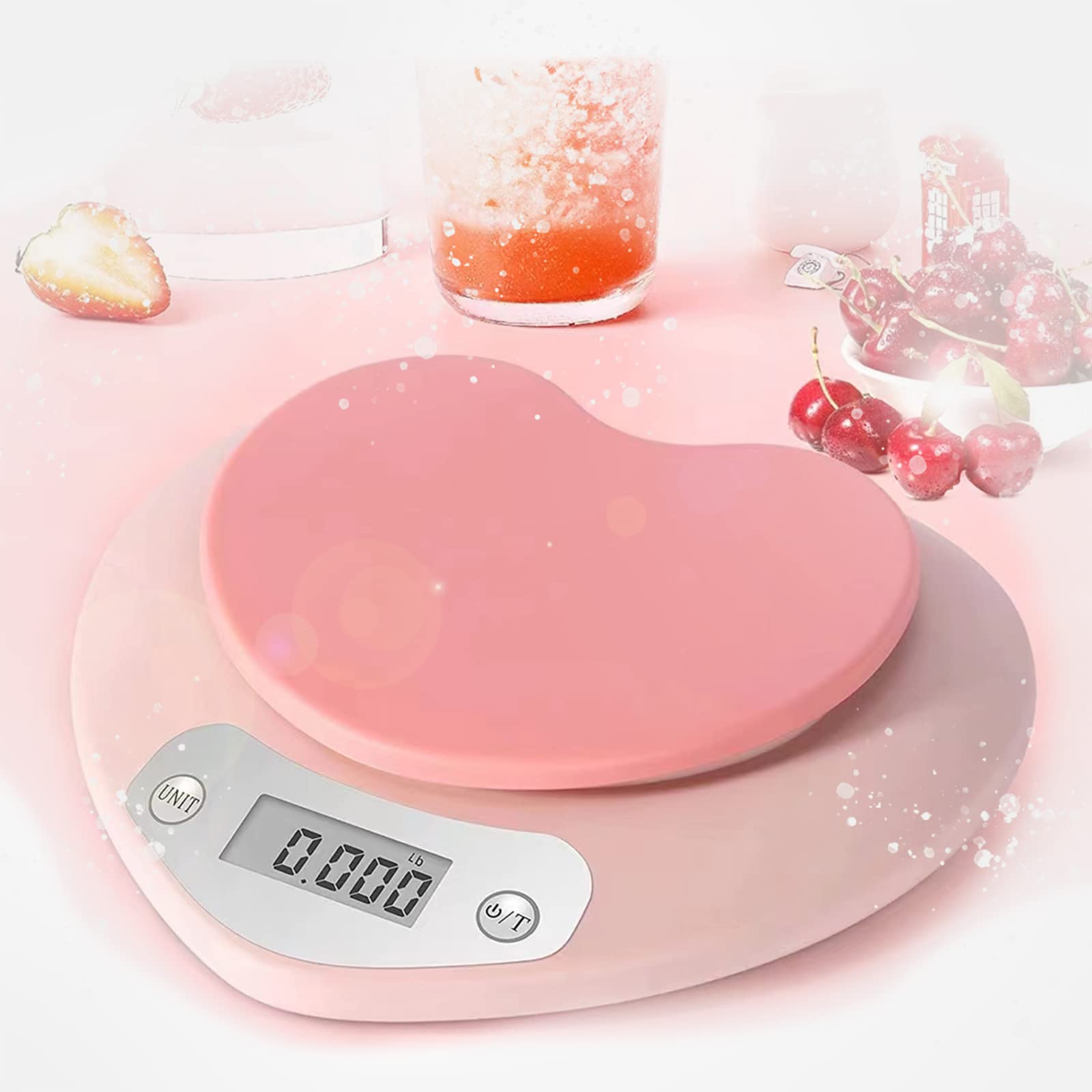 Digital Kitchen Scale â€?Large LCD, Tare Function, 11lb Capacity, Precise 0.03oz Graduation for Baking & Cooking, Measures in ML & Oz