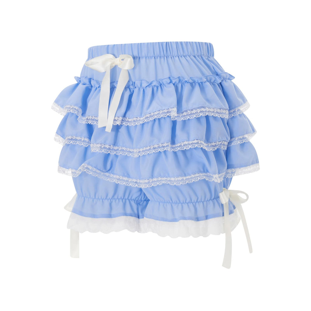 Women's Y2k Mini Pleated Shorts Low Waist Ruffle Pleated Casual Shorts White Lace Shorts