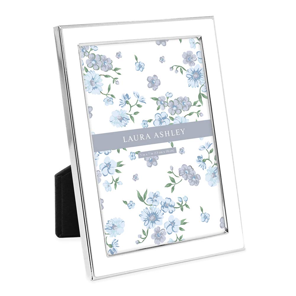 Enamel Picture Frame - Metal Edge with Easel, for Countertop, Counterspace, Tabletop Display, Bookshelf, Desk, Wall Décor, Photo Gallery