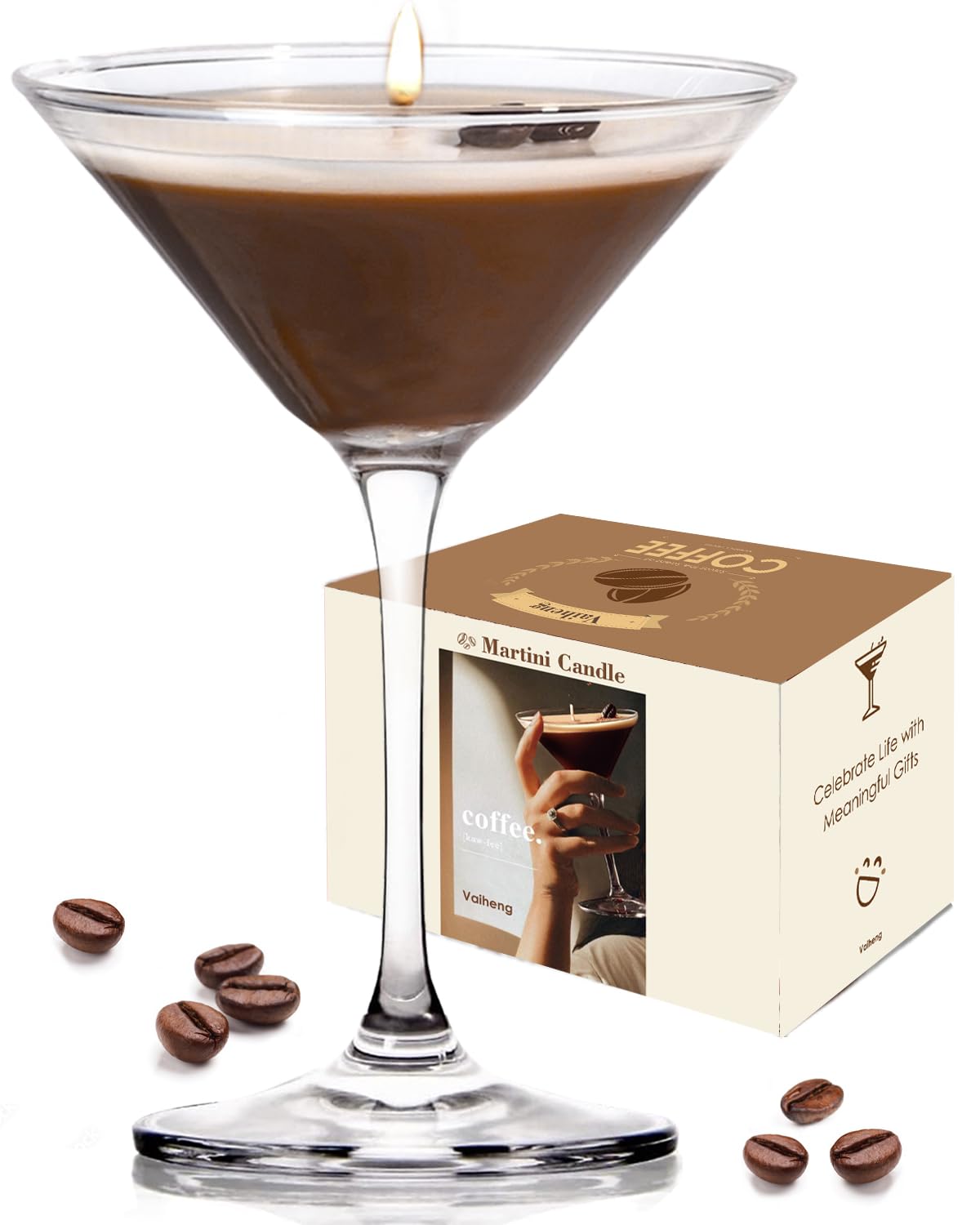 Martini Coffee Scented Candles