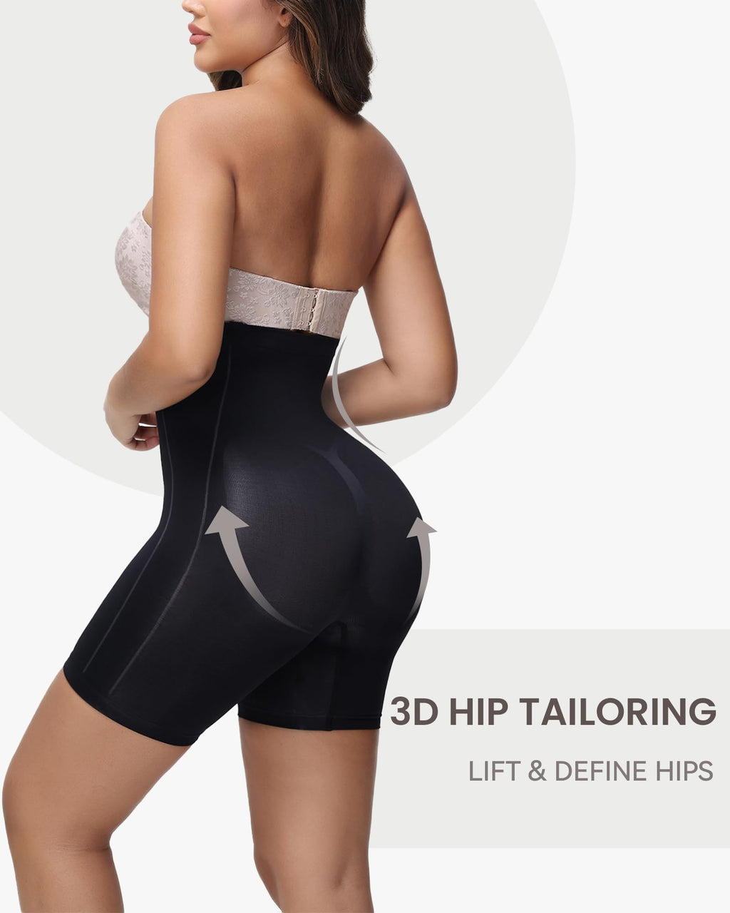 Seamless Tummy Control Shapewear for Women Butt Lifting Shorts High Waisted Panties Strapless Fajas Colombianas