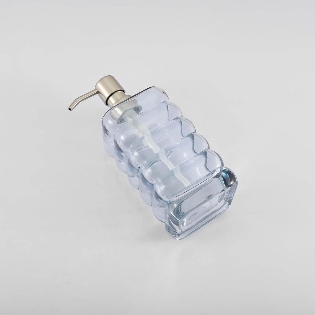 Glass Soap Pump Dispenser, Refillable Soap Dispenser
