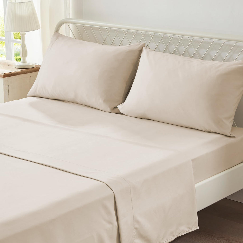 Comforter Set 7 Piece, Bed in a Bag with Sheets, All Season Ruffle Shabby Chic Bedding Sets with 1 Comforter, 2 Pillow Shams, 2 Pillowcases, 1 Flat Sheet, 1 Fitted Sheet