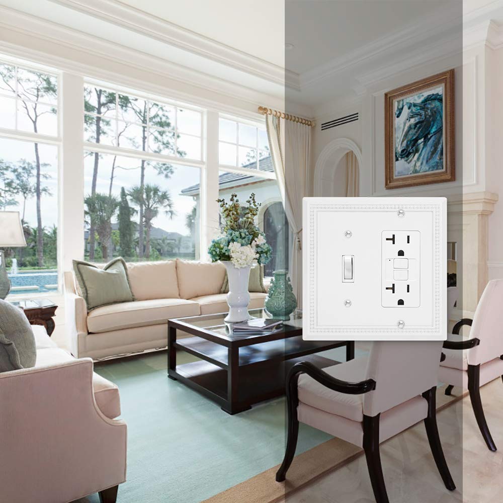 Pearls Heavy Duty Switch Plate/Wall Plate/Outlet Cover