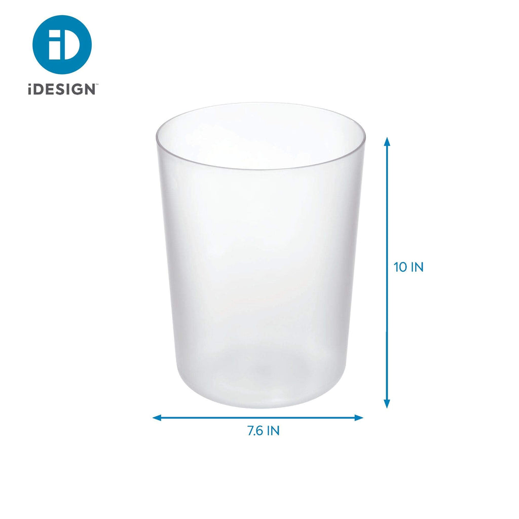 Round Plastic Trash Can 7.64" x 10"