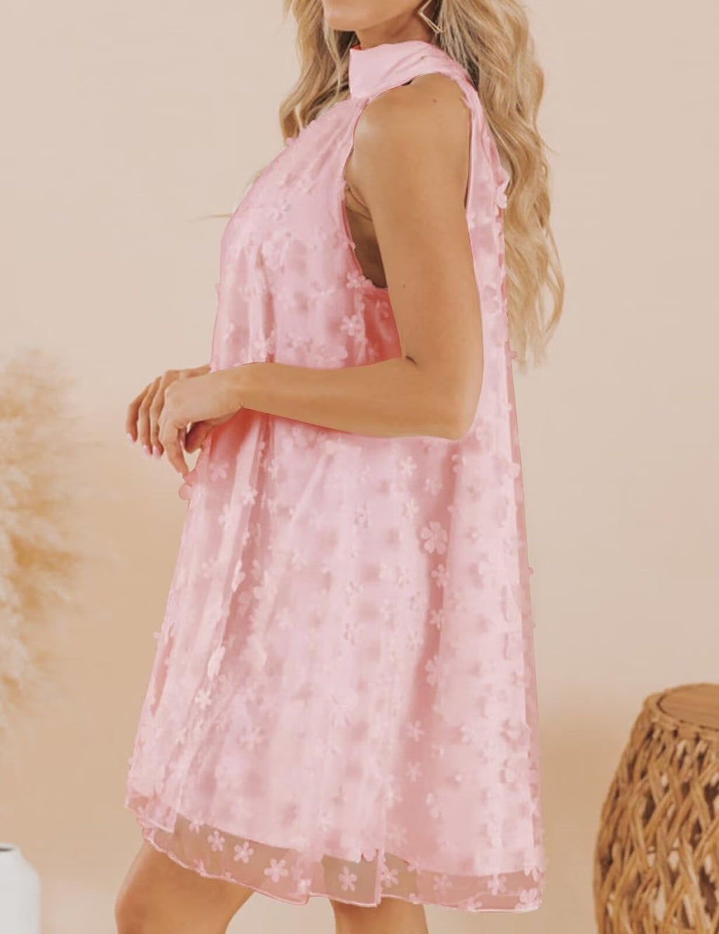 Women's Summer Formal Dresses Cocktail Halter Swing Dress Cute A Line Dress