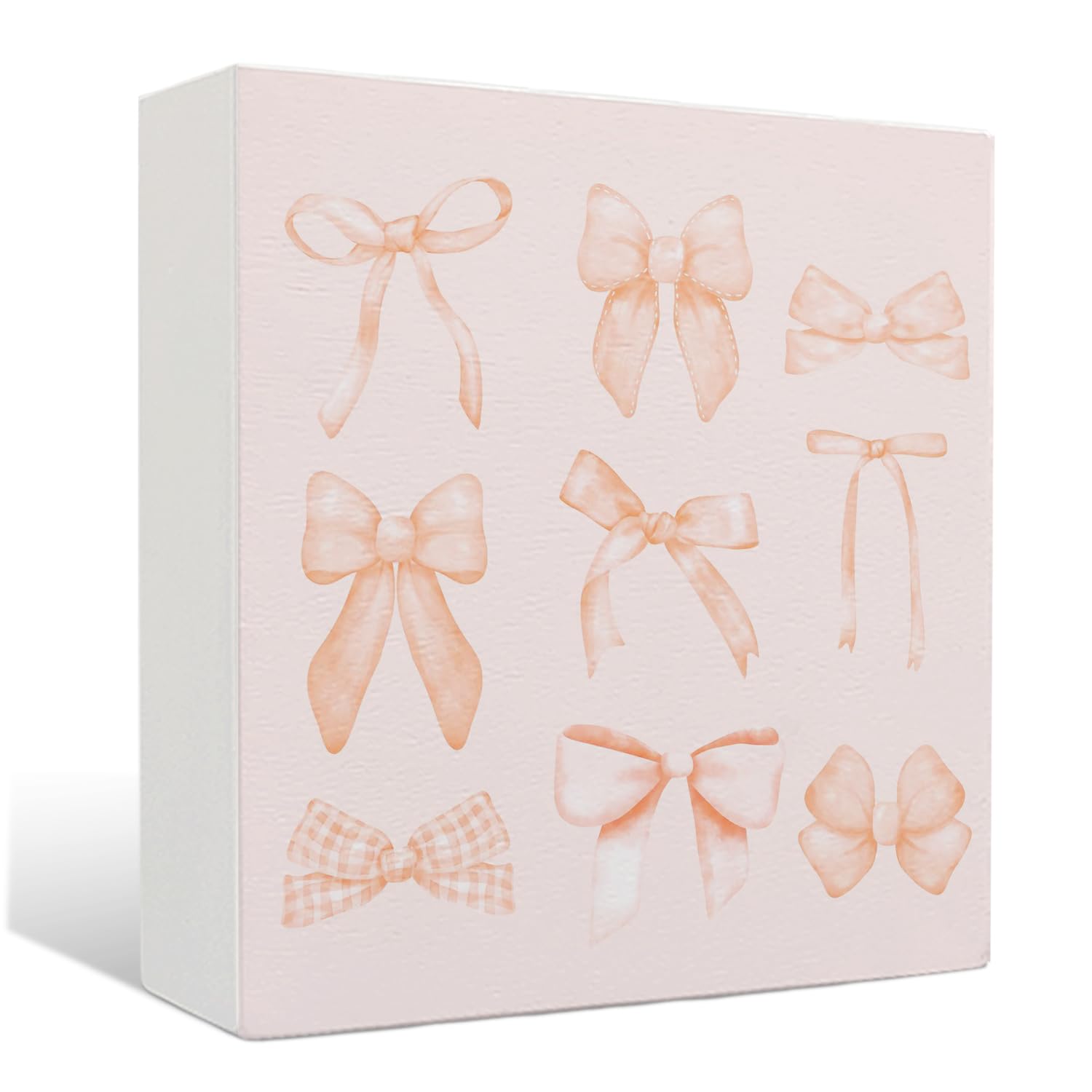 Coquette Bow Wooden Sign