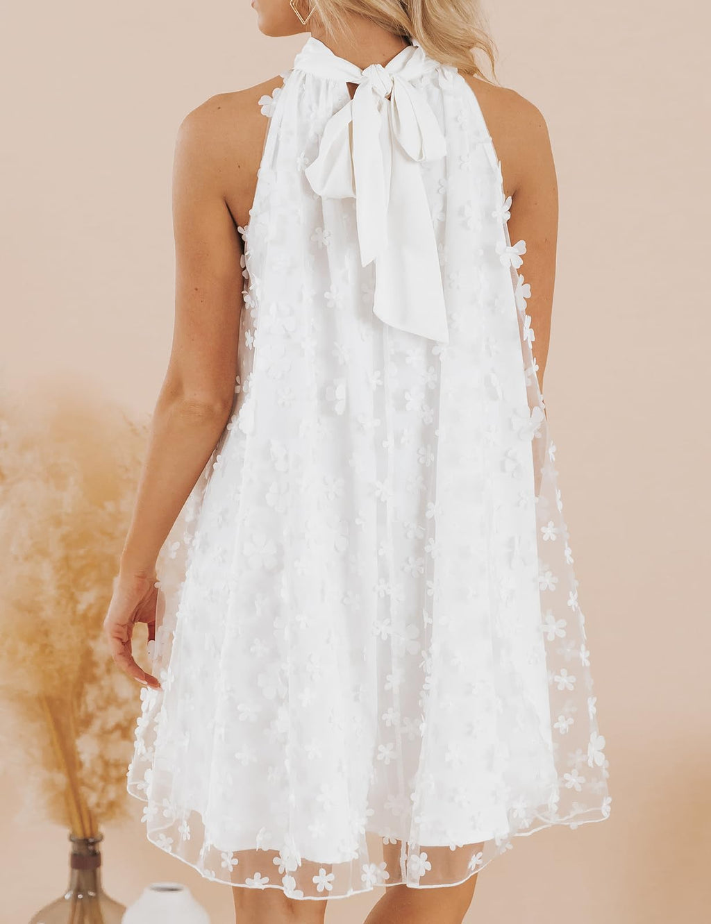 Women's Summer Formal Dresses Cocktail Halter Swing Dress Cute A Line Dress