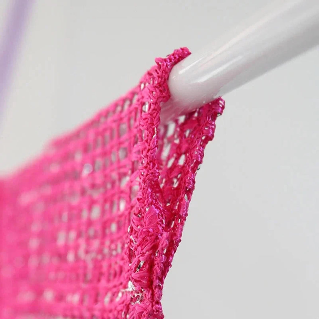 New Beaded String Curtain with Roses - 100 x 200cm Fly Screens for Doors, Tassel Fringe