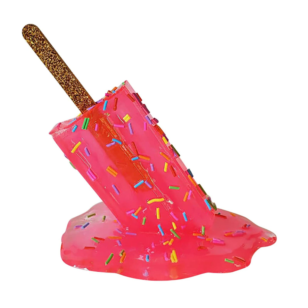 Melting Popsicle Sculpture - Creative Melting Ice Cream Resin Home Decor
