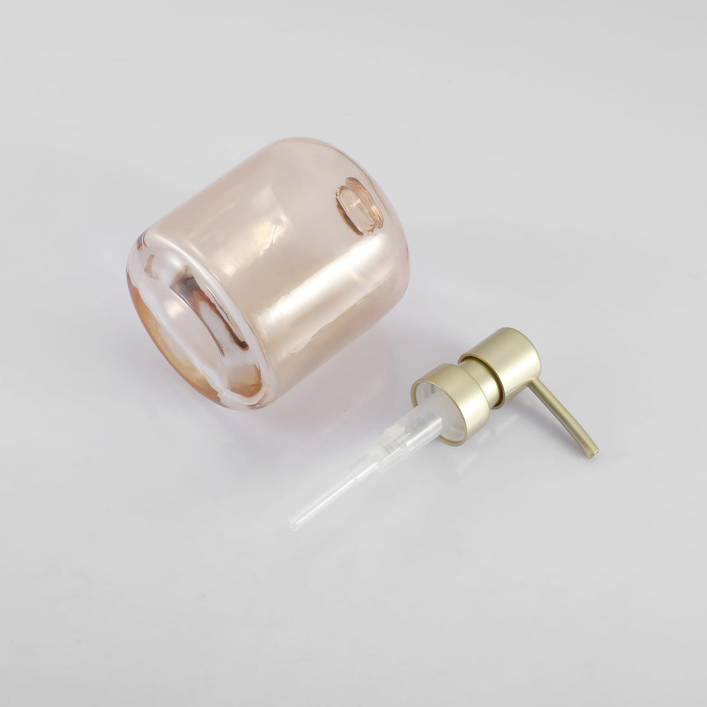 Glass Soap Pump Dispenser, Refillable Soap Dispenser