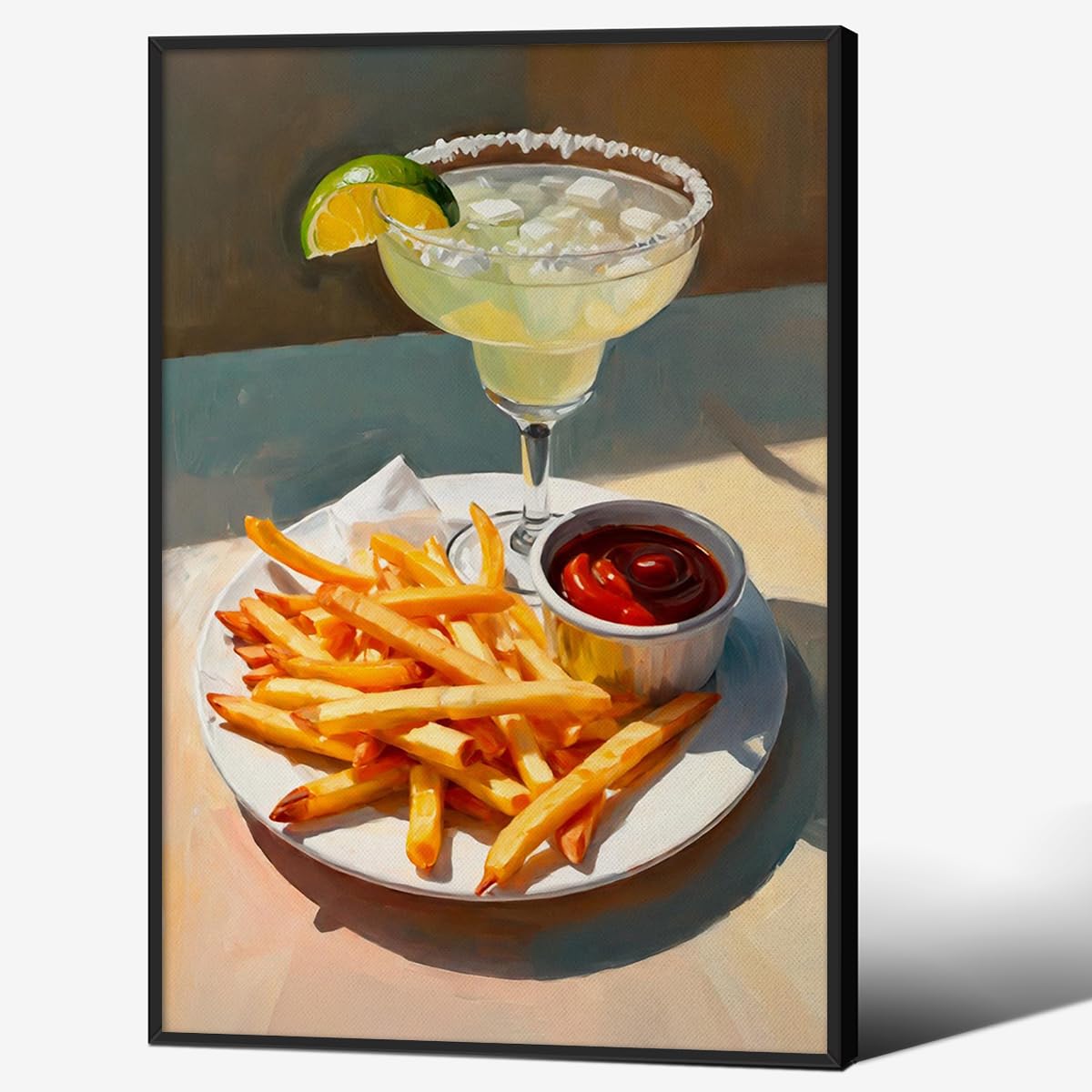 Vintage Aesthetic Wall Art Canvas Prints Room Posters Decor 12x16in Unframed