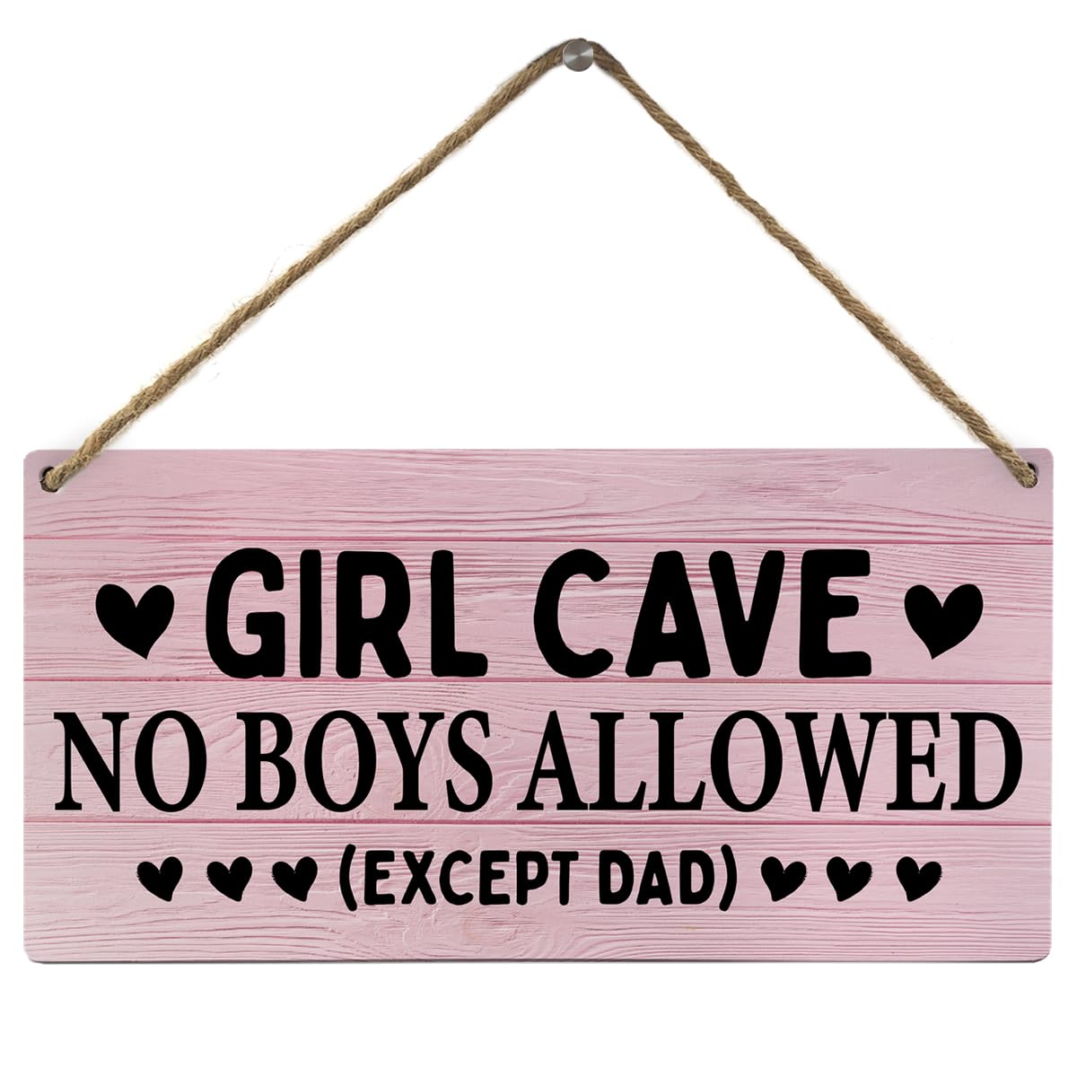 Pink Bow Coquette Girls Room Decor, Girl Cave Sign, Girls Only Pink Sign, No Boys Allowed Wooden Hanging Decor, 12x6