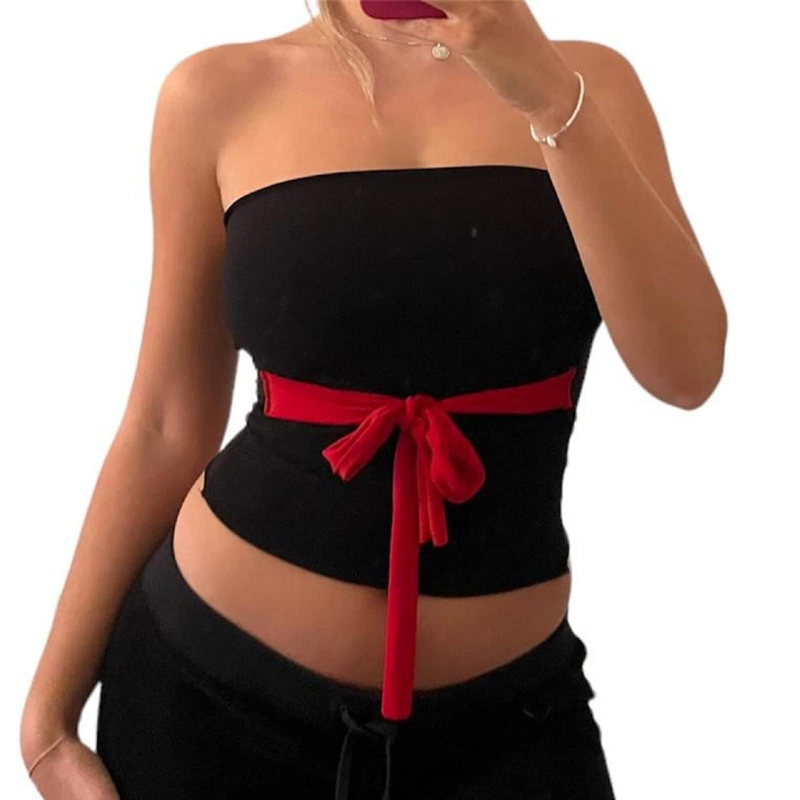 Women Y2k Lace Frill Camisole Sexy Spaghetti Strap Low Cut Tank Crop Top Aesthetic Fairycore Cami Shirt Streetwear