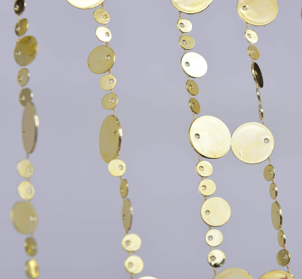 Iridescent Faux Crystal Acrylic Bubble Beaded Curtains for Doorway Room Divider Backdrop Decoration