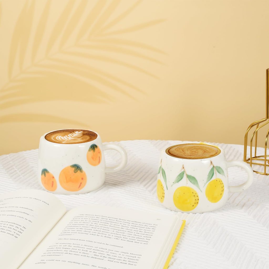 Ceramic Mug, Cute Fruit Creative Mugs Design, Printed Cup, 10 oz/300 ml for Latte Tea Milk
