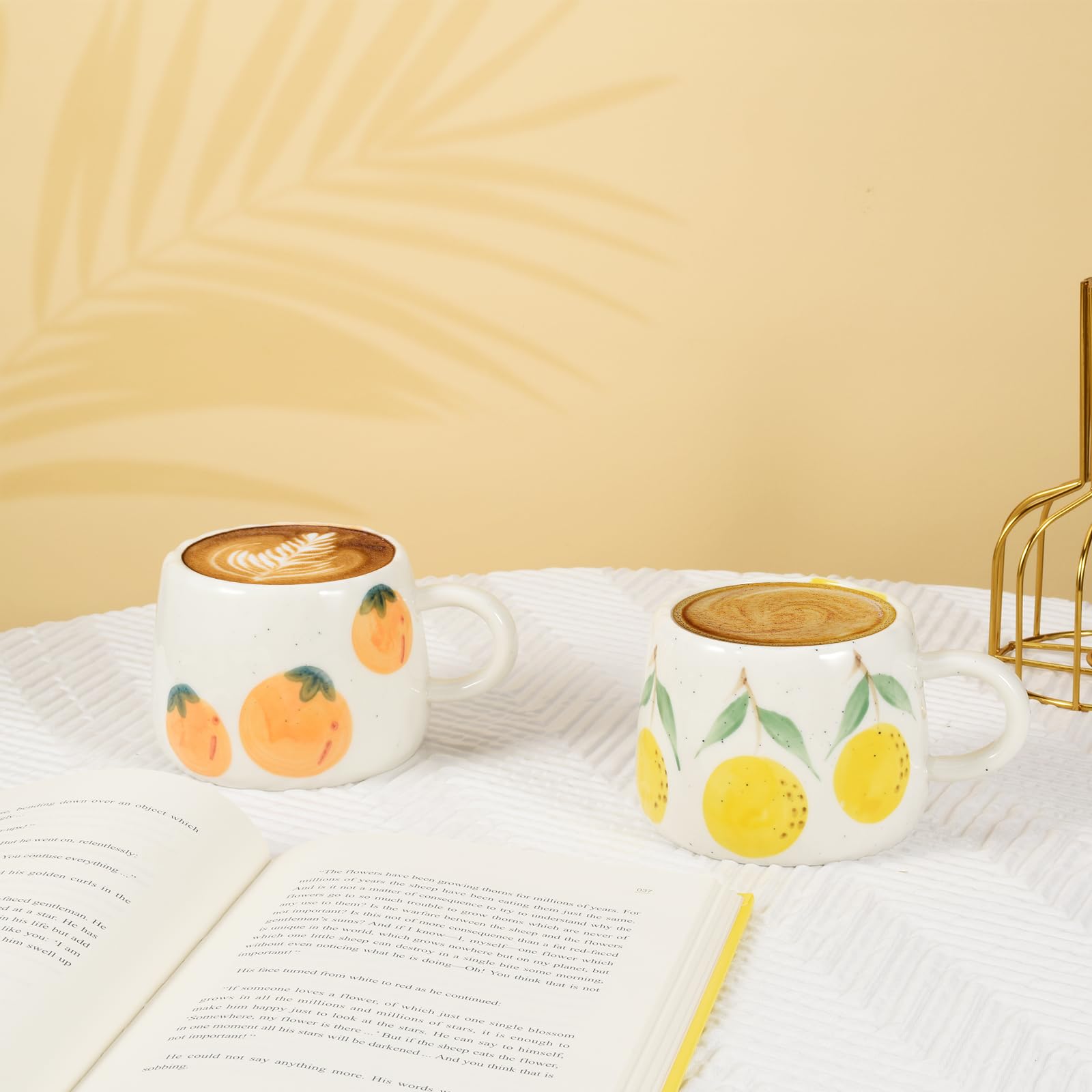 Ceramic Mug, Cute Fruit Creative Mugs Design, Printed Cup, 10 oz/300 ml for Latte Tea Milk