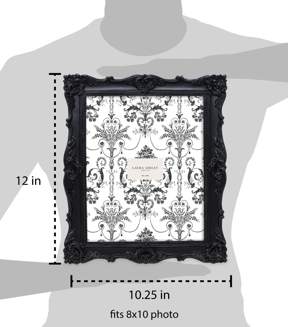 Resin Picture Frame â€?Handcrafted Floral Design with Easel for Tabletop and Wall Display