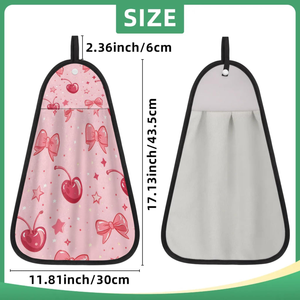 Hand Towels for Bathroom Quick Absorbent Hand Towel with Hanging Loop Washcloths for Kitchen Laundry Decor