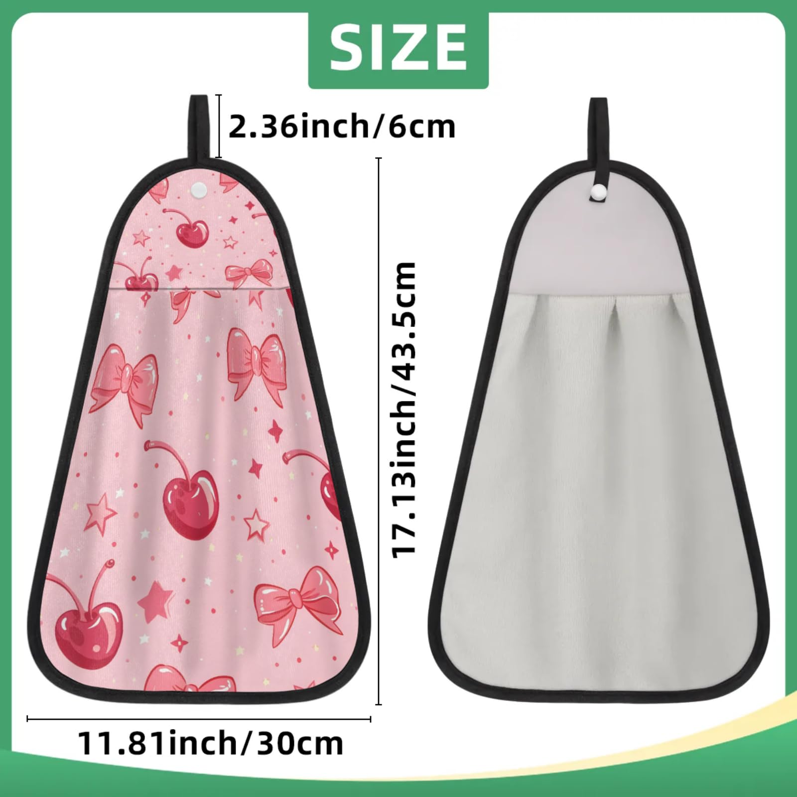 Hand Towels for Bathroom Quick Absorbent Hand Towel with Hanging Loop Washcloths for Kitchen Laundry Decor