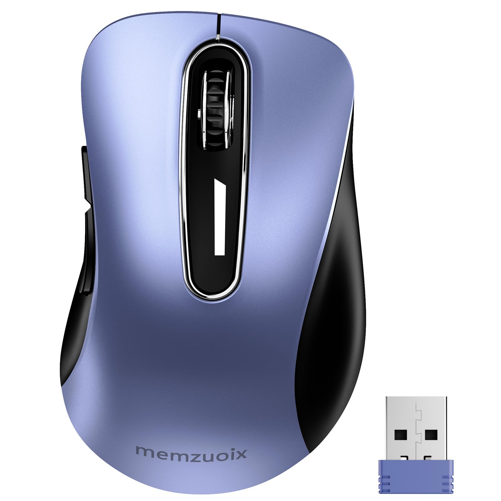 Portable Computer Wireless Mouse for Laptop, PC, Desktop, MacBook, 5 Buttons