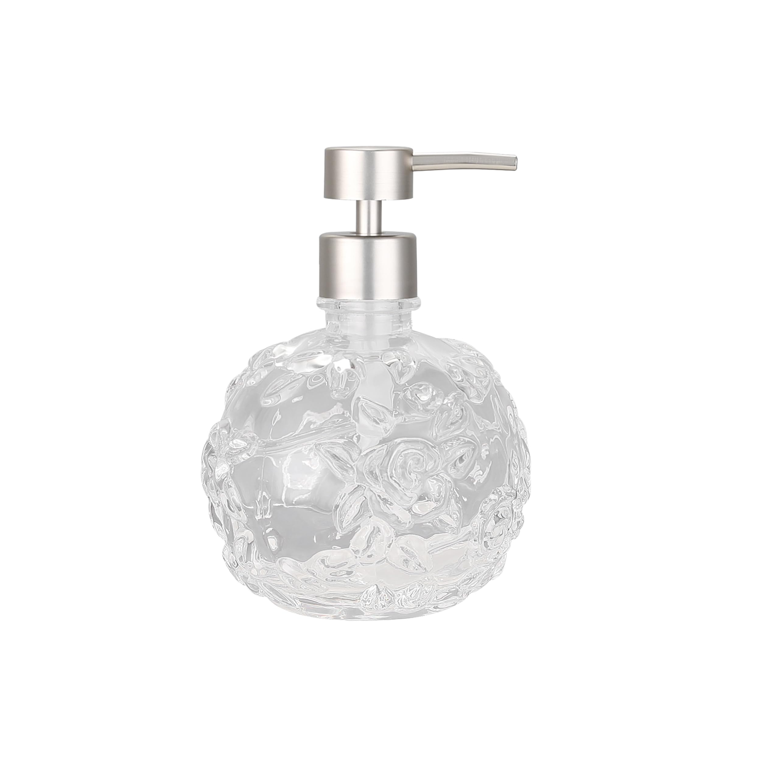 Glass Soap Pump Dispenser, Refillable Soap Dispenser