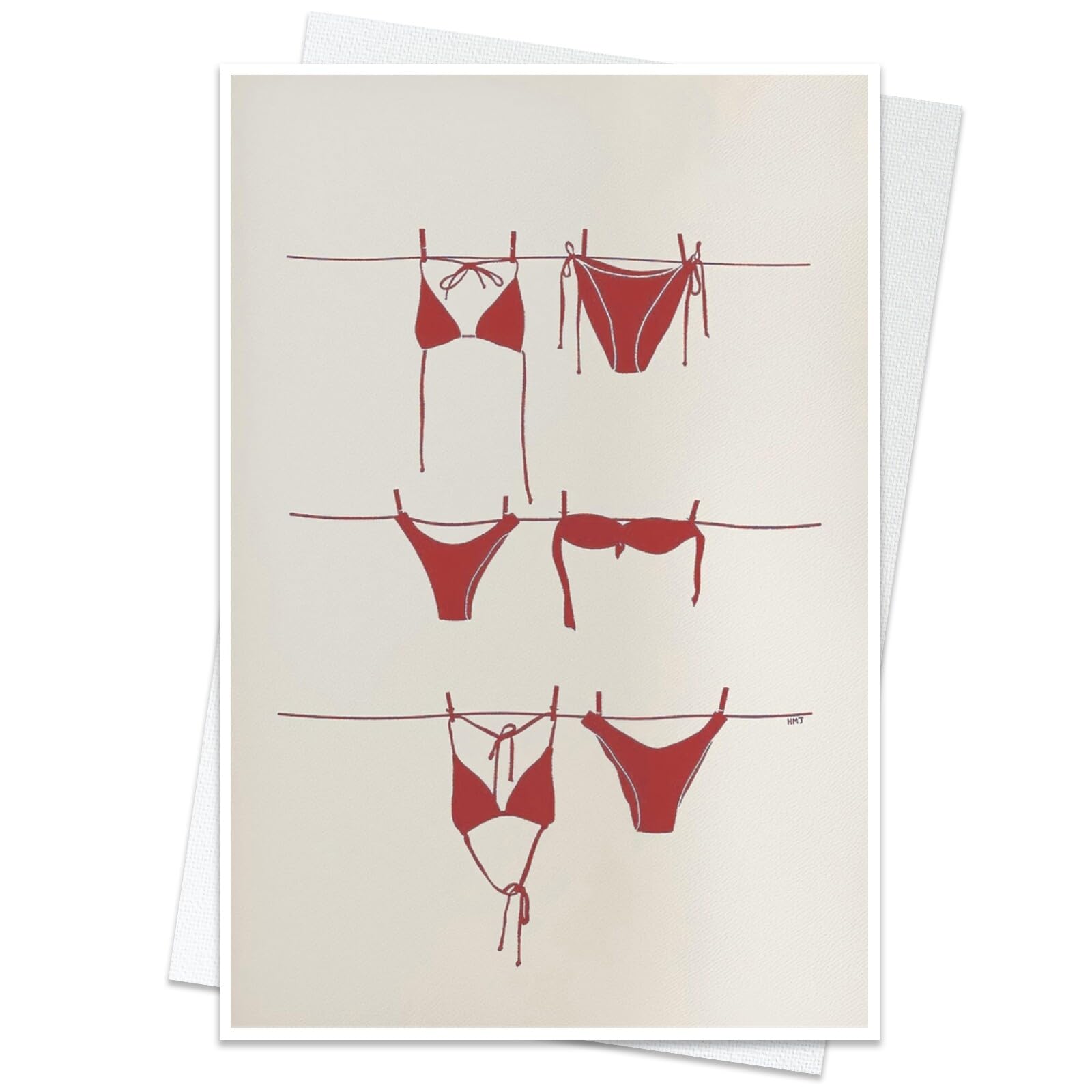 Ocean Inspired Aesthetic Print Coquette Wall Art Fun and Cute Decor