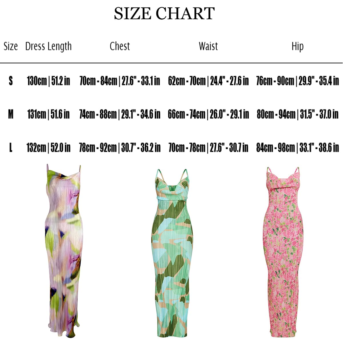 Women's Cowl Neck Dress Sexy Strap Shoulder Pleated Maxi Dress