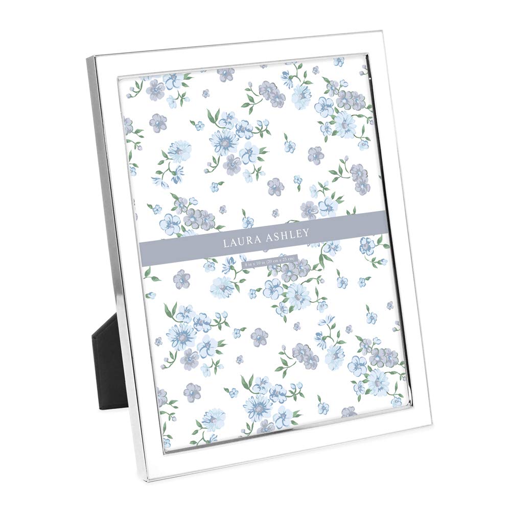 Enamel Picture Frame - Metal Edge with Easel, for Countertop, Counterspace, Tabletop Display, Bookshelf, Desk, Wall Décor, Photo Gallery