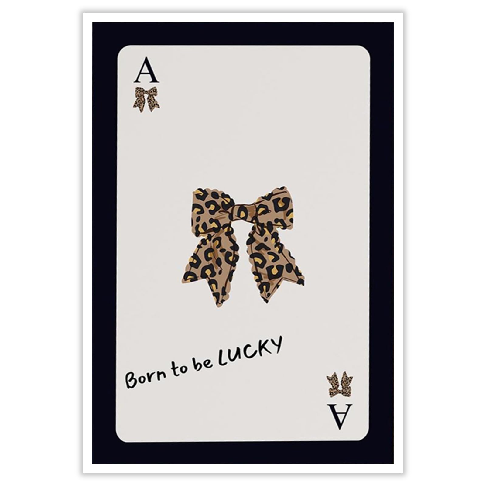 Vintage Leopard Wall Art Red Poster Fashion Cheetah Decor