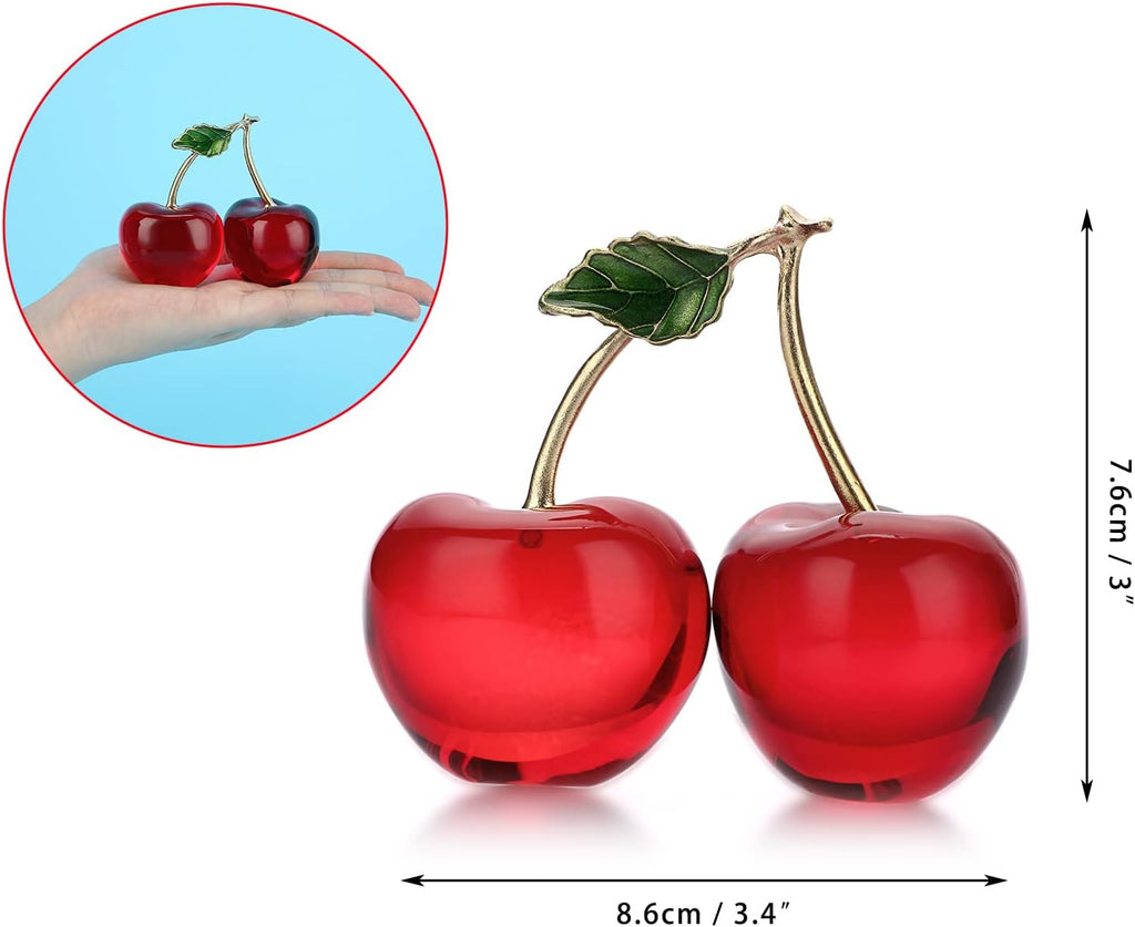 Crystal Apple Figurine
