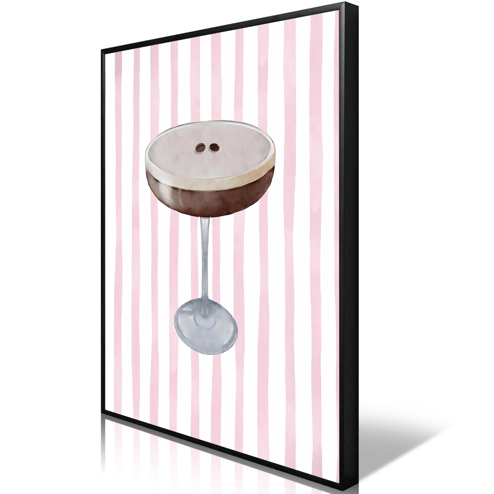 Vintage Watercolor Cocktail Posters Funky Minimalist Aesthetic Prints