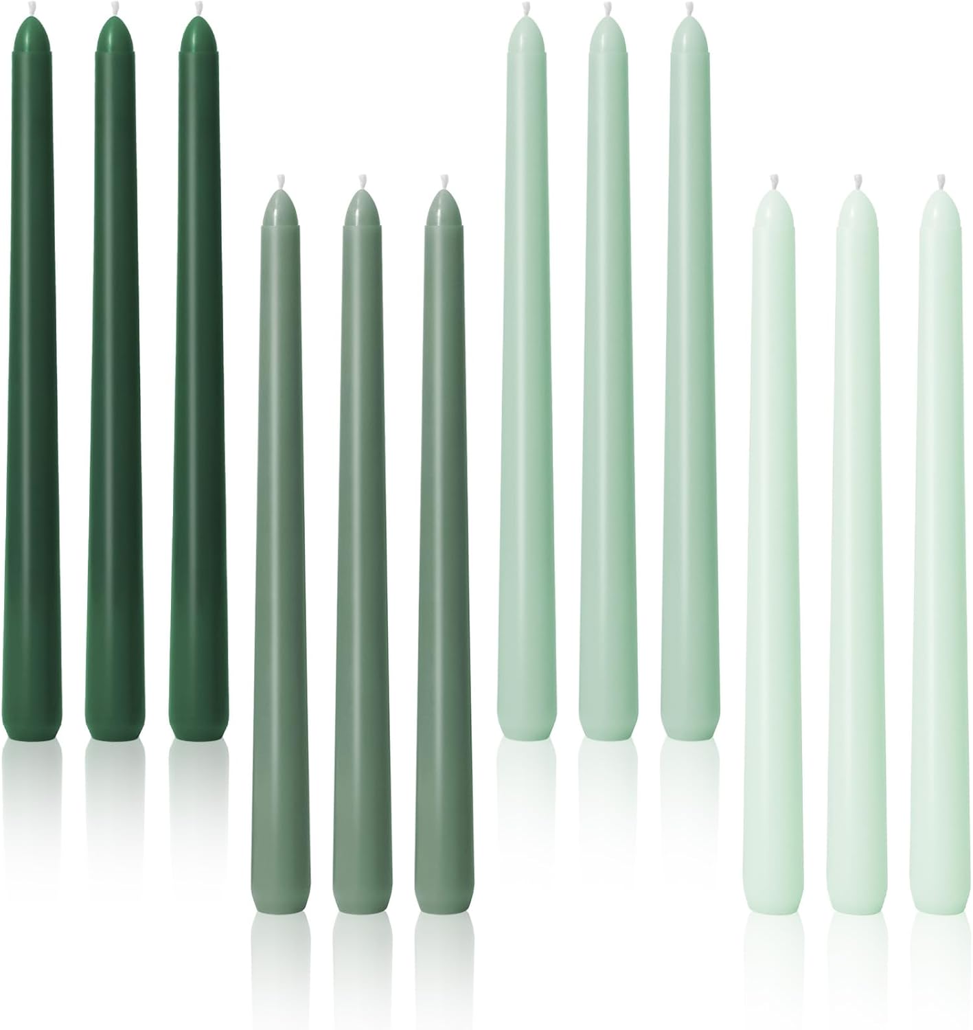 Taper Candles Unscented Smokeless Long Tall Tapered Candle for Candlesticks SticksHome Decor Dinner