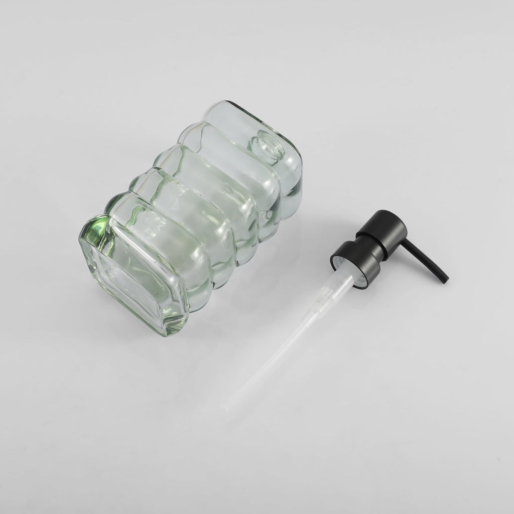 Glass Soap Pump Dispenser, Refillable Soap Dispenser