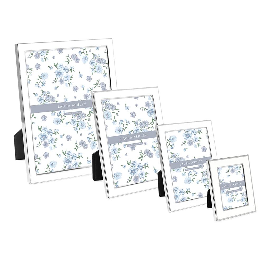 Enamel Picture Frame - Metal Edge with Easel, for Countertop, Counterspace, Tabletop Display, Bookshelf, Desk, Wall Décor, Photo Gallery