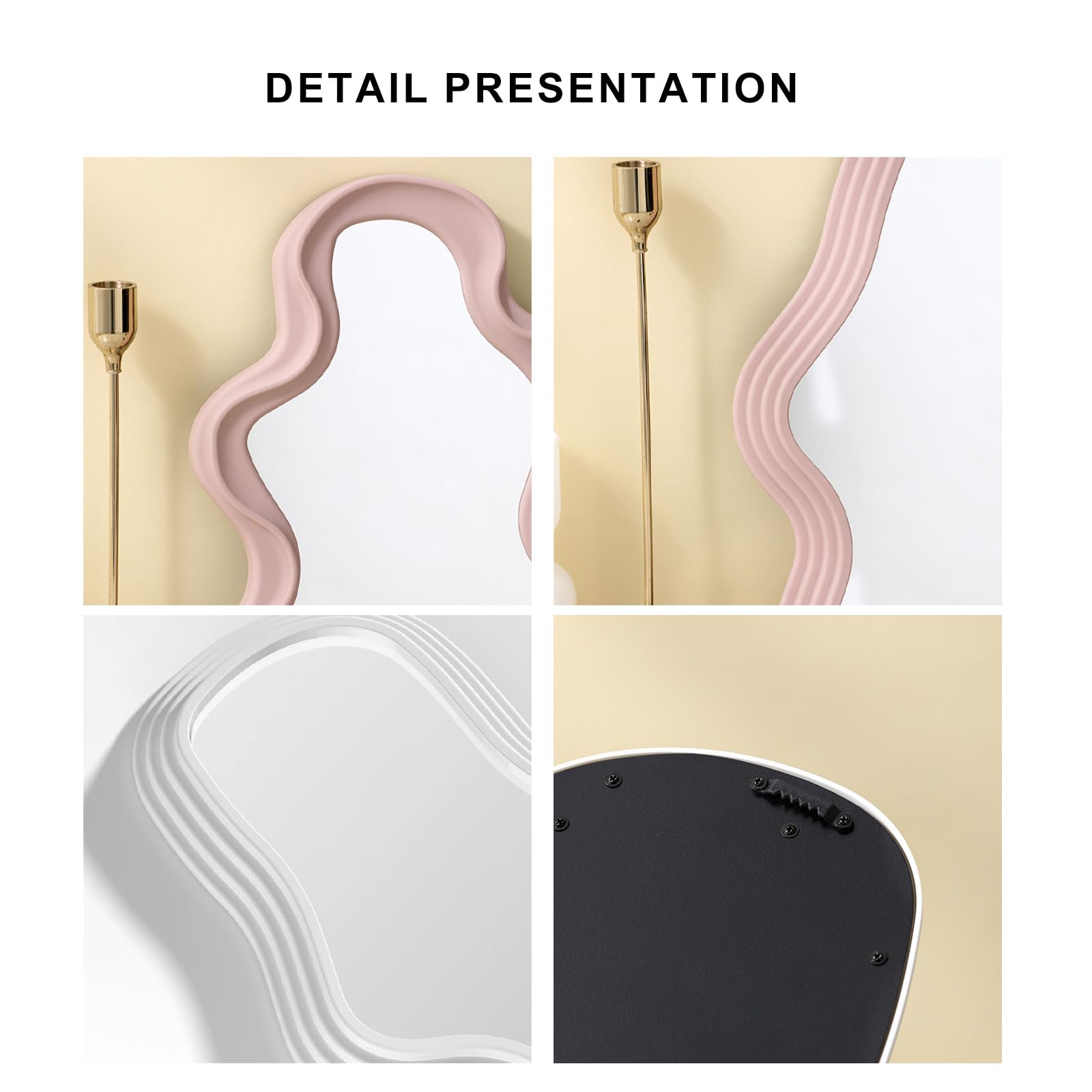 Wall-Mounted Asymmetrical Mirror - Creative Unique Decorative Mirrors