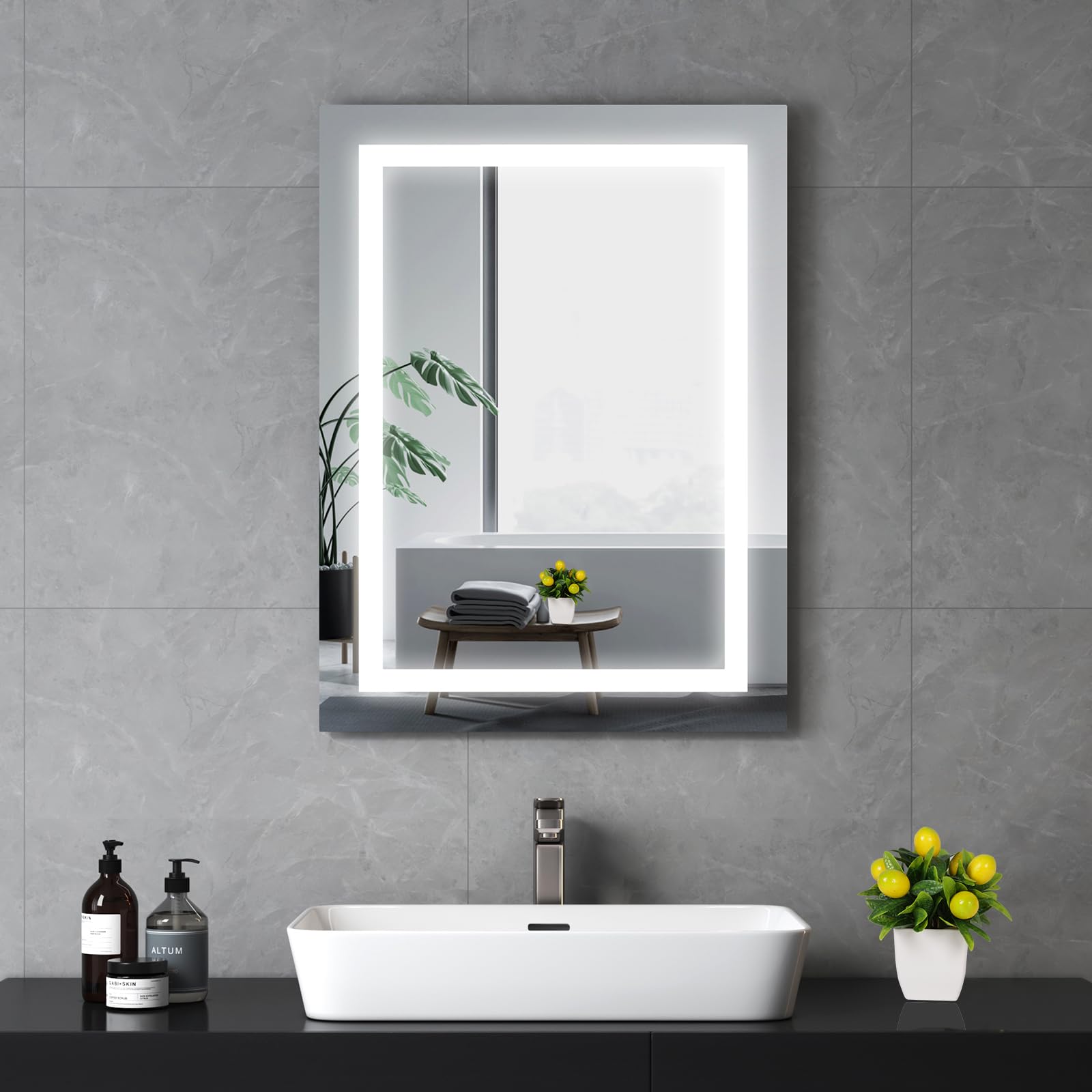 Fruit Artificial Plants Fake Fruit Potted Plant 6inches Fake 4pcs Tree with Small Pot Mini Fake Plant Decor